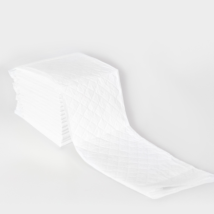 Пелёнки одноразовые впитывающие для детей, размер 60x40, 5 слоев, 5 шт., Крошка Я