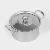 Набор кастрюль из нержавеющей стали &laquo;Классик&raquo;, 3 предмета: 1 л (d=16 см), 1,5 л (d=18 см), 2 л (d=20 см)