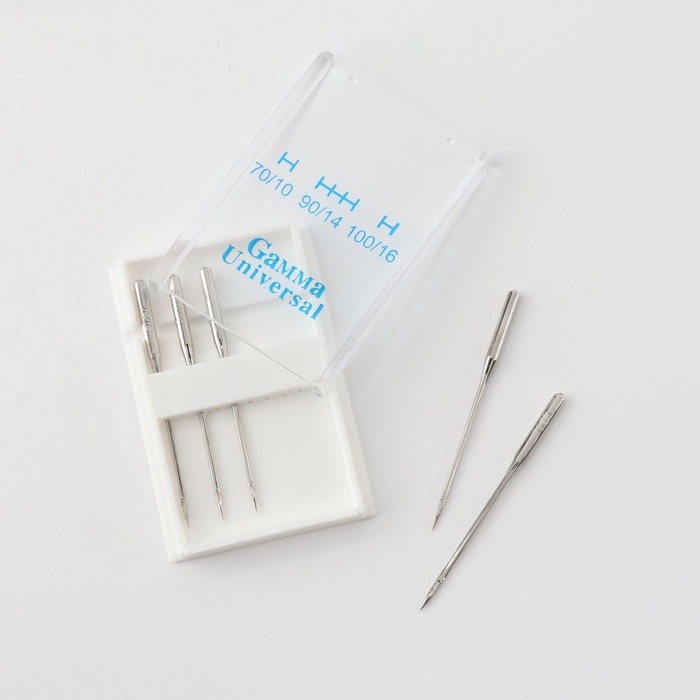 Иглы для бытовых швейных машин, универсальные, №70-100, 5 шт, NU-5