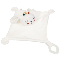 Комфортер - игрушка &laquo;Зайка Бонни&raquo;, погремушка, прорезыватель, цвет белый, Крошка Я