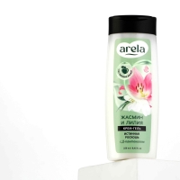 Крем-гель для душа ARELA, 250 мл, аромат лилии и жасмина Крем-гель для душа ARELA, 250 мл, аромат лилии и жасмина