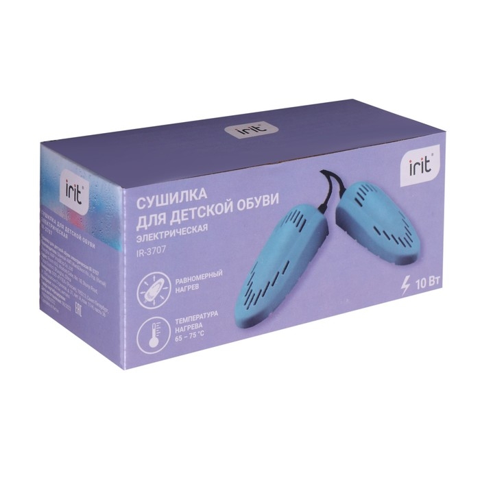 Сушилка для обуви Irit IR-3707, детская, 10 Вт, 12 см, МИКС Сушилка для обуви Irit IR-3707, детская, 10 Вт, 12 см, МИКС