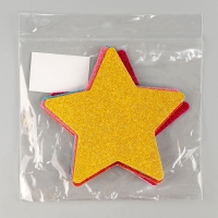 Набор наклеек из EVA &laquo;Звёздочка&raquo;, 6 шт., цвет МИКС