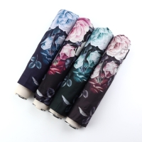 Зонт механический «Пышные цветы», эпонж, 4 сложения, 8 спиц, R = 48/55 см, D = 110 см, цвет МИКС Зонт механический «Пышные цветы», эпонж, 4 сложения, 8 спиц, R = 48/55 см, D = 110 см, цвет МИКС