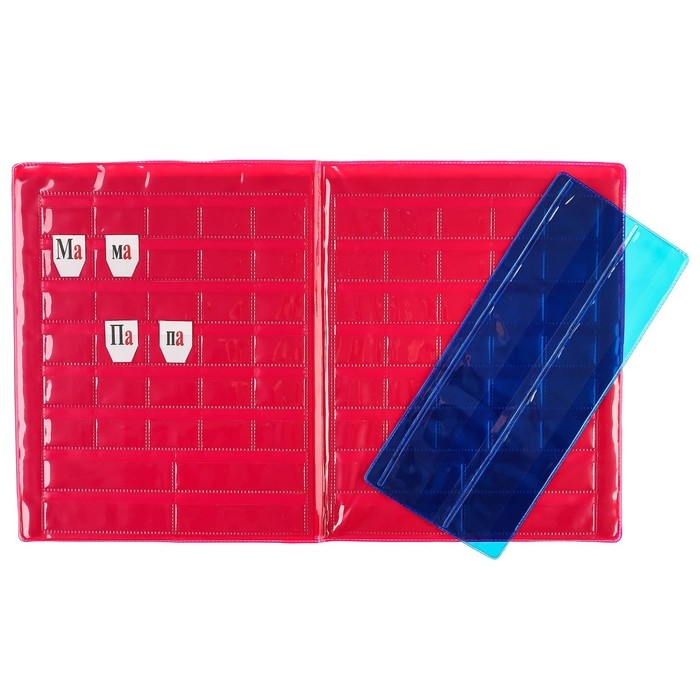 Касса букв, слогов и счета &laquo;Учим буквы и цифры&raquo;, А5, ПВХ, Маша и медведь