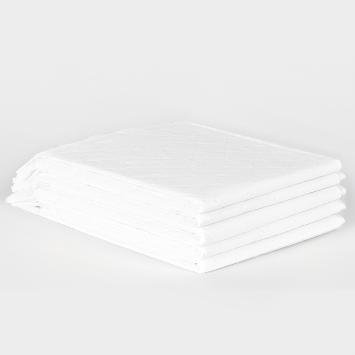 Пелёнки одноразовые впитывающие для детей, размер 60x60, 5 слоев, 5 шт., Крошка Я