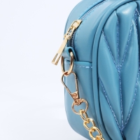 Сумка женская на молнии, цвет голубой Сумка женская на молнии, цвет голубой