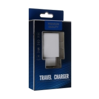 Сетевое зарядное устройство GQ-1, USB, 2.4 А, белое Сетевое зарядное устройство GQ-1, USB, 2.4 А, белое