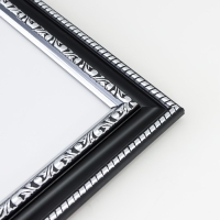 Фоторамка пластик "МИРАМ" 40х60 см чёрный (пластиковый экран)