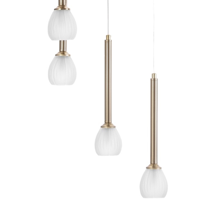 Светильник "Жаклин" 6х3Вт G4 бронза 30х30х180см