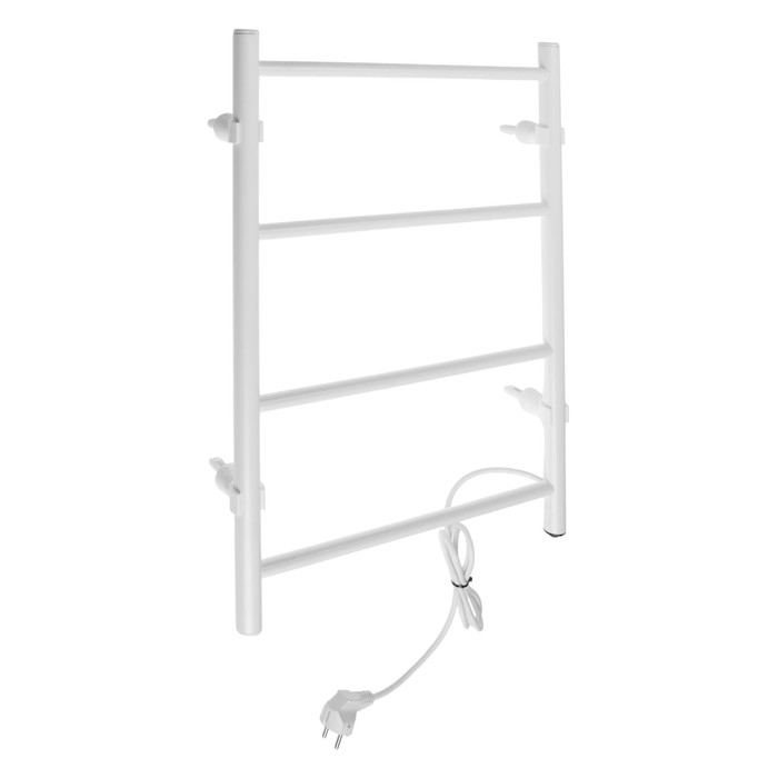Полотенцесушитель электрический ZEIN PE-04, Полотенцесушитель электрический ZEIN PE-04, "Классика", 400х600 мм, 4 перекладины, белый