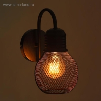 Бра "Винтаж" 1xE27 40Вт черный 12х19х23 см. Бра "Винтаж" 1xE27 40Вт черный 12х19х23 см.