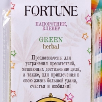 Свеча магическая медовая с папоротником и клевером для достижения целей &laquo;Fortune&raquo;, 12 ш