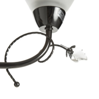 Бра "Милана" 1x40Вт E27 черный 16х11х24 см Бра "Милана" 1x40Вт E27 черный 16х11х24 см