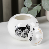 Сахарница «Безумное чаепитие», 490 мл, с крышкой Сахарница «Безумное чаепитие», 490 мл, с крышкой