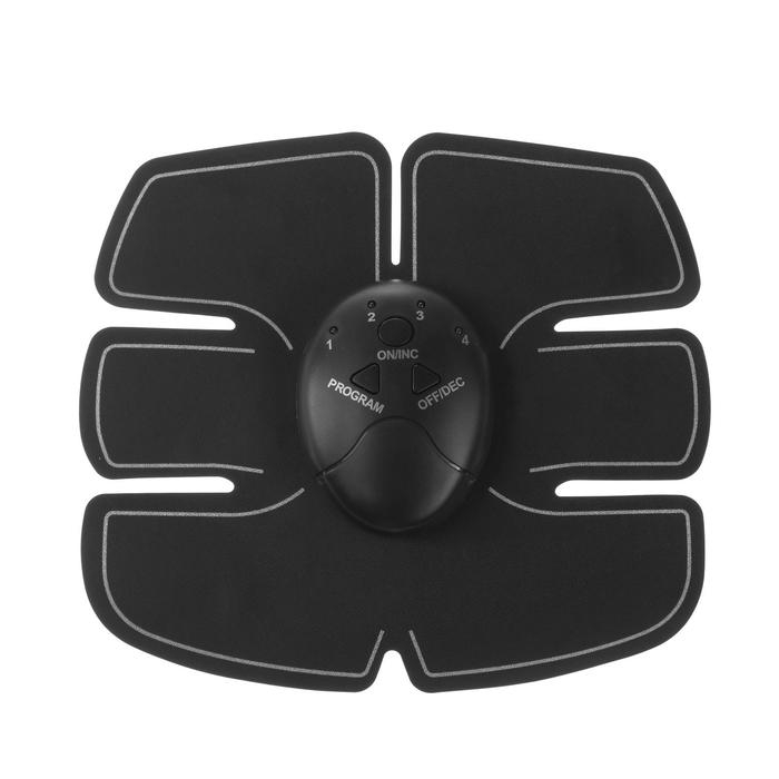 Массажёр для пресса Luazon LMZ-052, 6 режимов, 2хААА (не в комплекте), чёрный Массажёр для пресса Luazon LMZ-052, 6 режимов, 2хААА (не в комплекте), чёрный