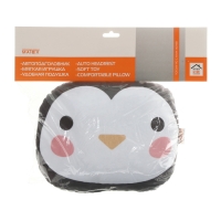 Подушка на подголовник МАТЕХ CUTIE LINE, 30 х 25 х 10 см, черный, розовый