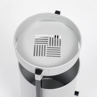 Урна уличная &laquo;Меркурий&raquo; 21 л, 32 х 70 х 28,5 см, серая, бак 0,6 мм