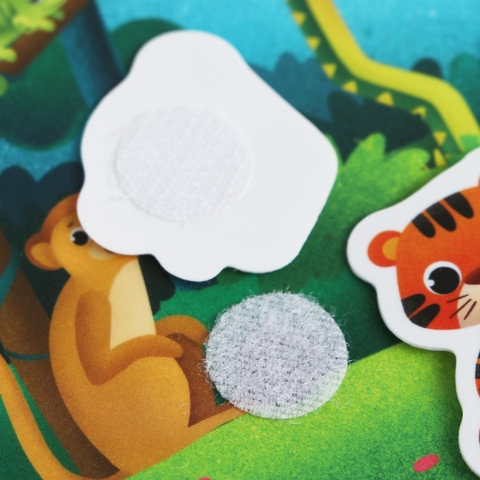 Игра на липучках «Изучаем животных» Игра на липучках «Изучаем животных»