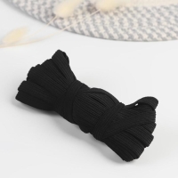 Резинка бельевая, 10 мм, 10 &plusmn; 1 м, цвет чёрный, цена за 1 штуку