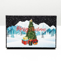 Набор коробок 3 в 1 Merry christmas, 23 х 16 х 9,5 - 19 х 12 х 6,5 см