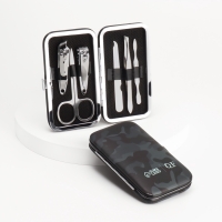 Набор маникюрный &laquo;MILITARY&raquo;, 6 предметов, в футляре, цвет камуфляж