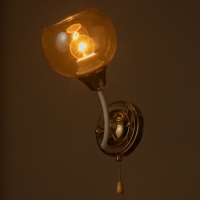 Бра "Барбара" 1х60Вт Е27 Белый, золото 20х12х28см Бра "Барбара" 1х60Вт Е27 Белый, золото 20х12х28см