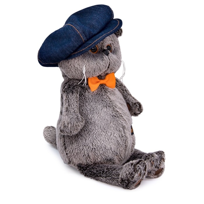 Мягкая игрушка &laquo;Басик в джинсовой кепке&raquo;, 19 см