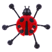 Липучка &laquo;Божья коровка&raquo;, цвета МИКС, на блистере