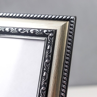 Фоторамка пластик 15х21 см серебро (790) Фоторамка пластик 15х21 см серебро (790)