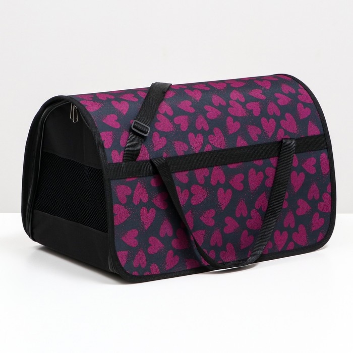 Сумка - переноска для животных, 46 х 28,5 х 30 см, микс цветов