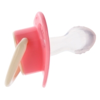 Соска - пустышка силиконовая анатомическая, от 0 мес., цвет розовый