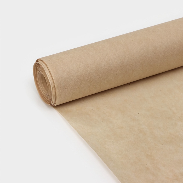 Подпергамент марка &laquo;П&raquo;, пергамент для выпечки Доляна, 30 см х 50 м, 45 гр/м2