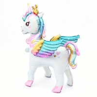 Шар фольгированный 26" &laquo;Единорог с крыльями&raquo;, под воздух