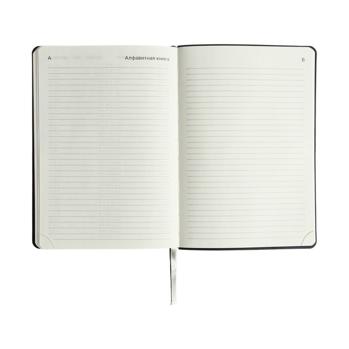 Ежедневник датированный 2024 A5 176 листов, deVENTE.Saltos, мягкая обложка из искусственной кожи, ляссе, кремовый блок 70 г/м2, чёрный Ежедневник датированный 2024 A5 176 листов, deVENTE.Saltos, мягкая обложка из искусственной кожи, ляссе, кремовый блок 70 г/м2, чёрный