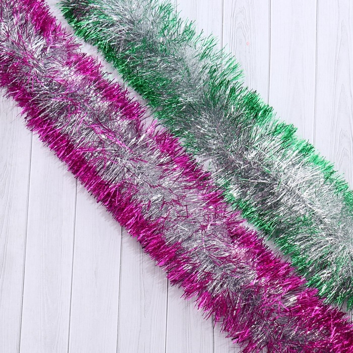 Мишура "Алмаз" d-8,5 см 200 см, микс