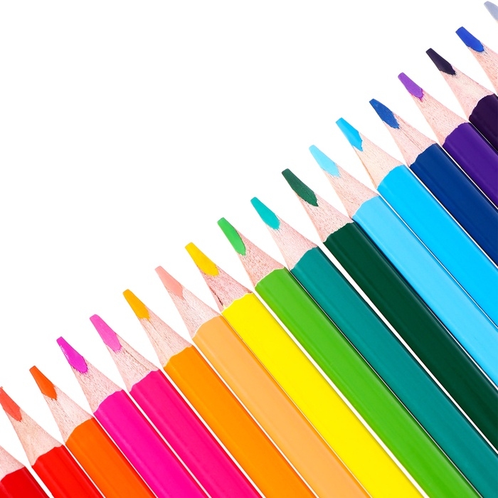 Карандаши акварельные 24 цвета, в картонной коробке, треугольные, дер,с кис,Животные МИКС