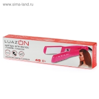 Щипцы-гофре Luazon LF-17, 45 Вт, керамическое покрытие, 35х80 мм, 160°C, розовые Щипцы-гофре Luazon LF-17, 45 Вт, керамическое покрытие, 35х80 мм, 160°C, розовые