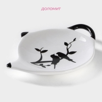 Подставка под чайный пакетик Доляна &laquo;Весенний вечер&raquo;, 12&times;9&times;1,3 см