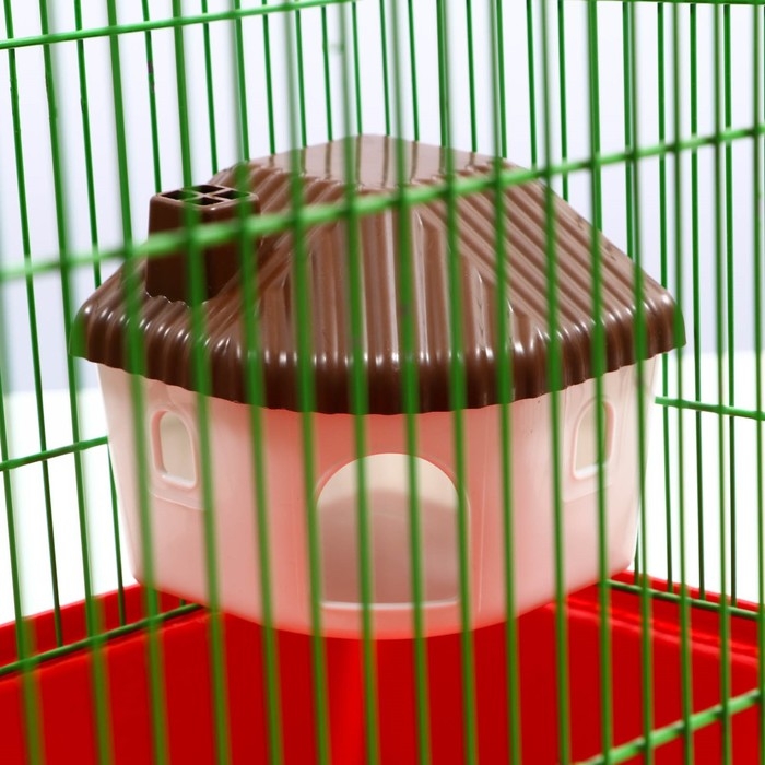 Домик для грызунов угловой, 11,4 х 10,7 х 10,7 см, коричневый Домик для грызунов угловой, 11,4 х 10,7 х 10,7 см, коричневый