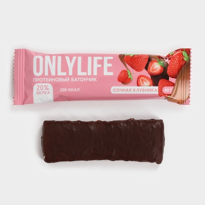 Протеиновый батончик &laquo;Сочная клубника&raquo;, 40 г