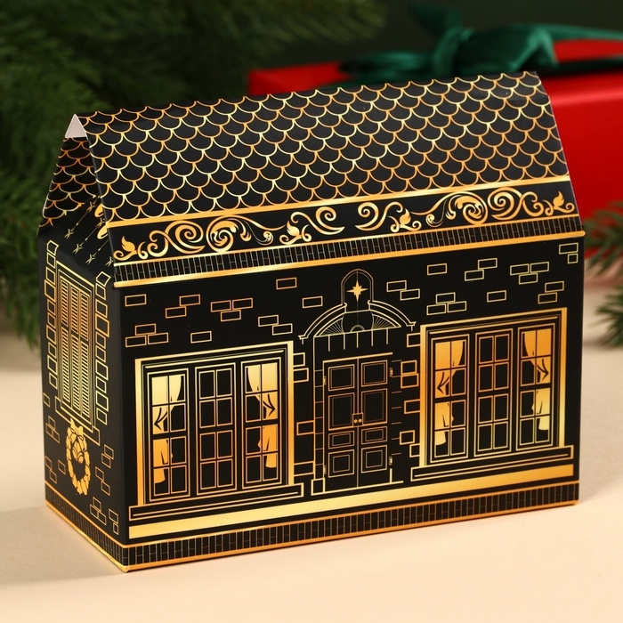 Подарочный набор новогодний &laquo;Волшебного года&raquo;: чай, печенье, конфеты