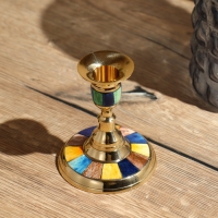 Подсвечник "Рэйн" 11 см, латунь