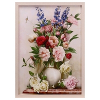 Картина "Развалившийся букет" 56*76 см рамка микс Картина "Развалившийся букет" 56*76 см рамка микс