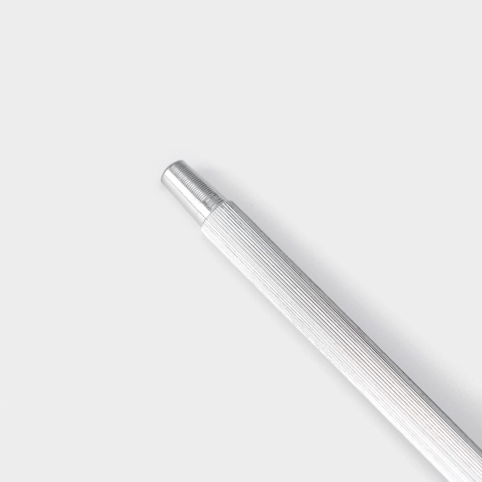 Набор ножей кухонных на подставке Доляна &laquo;Металлик&raquo;, 7 предметов: 5 ножей, мусат и ножницы, цвет серебристый