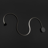 Бра "Изгиб" LED 28Вт 4000К черный Бра "Изгиб" LED 28Вт 4000К черный