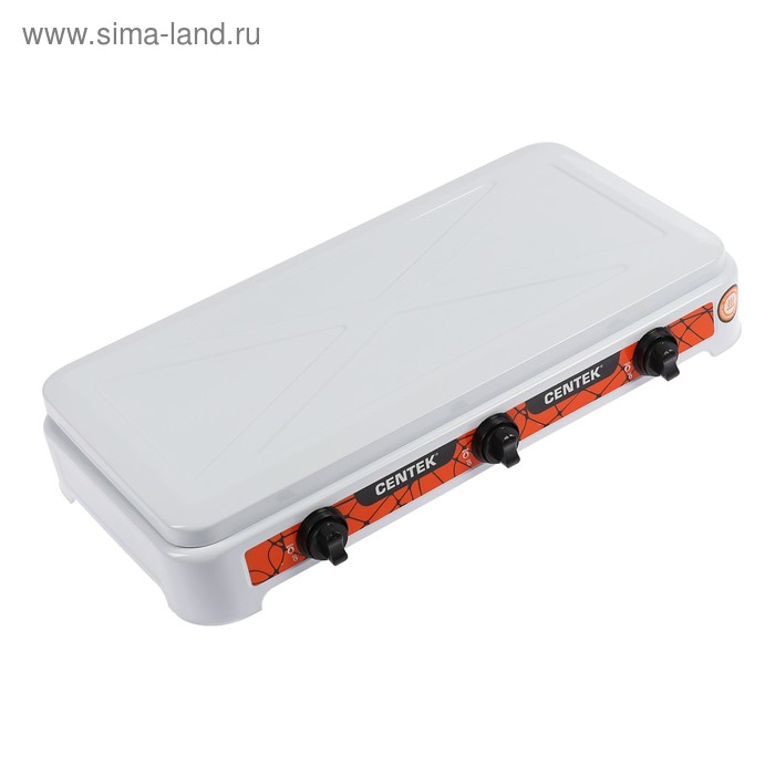 Плитка газовая Centek CT-1522, 3 конфорки, белая Плитка газовая Centek CT-1522, 3 конфорки, белая