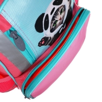 Рюкзак школьный, 37 х 26 х 13 см, эргономичная спинка, Calligrata ОРТ "Котик панда" Рюкзак школьный, 37 х 26 х 13 см, эргономичная спинка, Calligrata ОРТ "Котик панда"