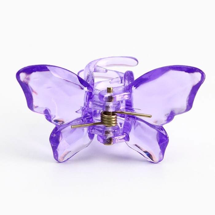 Краб для волос в форме бабочек &laquo;Самой волшебной&raquo;, 2 шт., 4 х 3 х 2.5 см