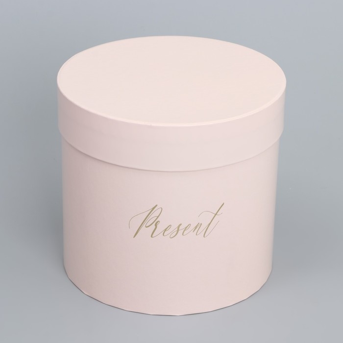 Набор шляпных коробок для цветов 4 в 1, упаковка подарочная, &laquo;Нежный&raquo;, 14 х 13 см - 20 х 17.5 см